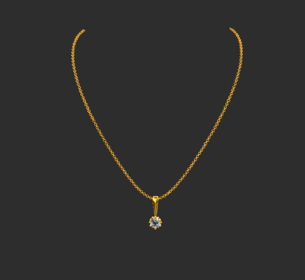 Pendant & Necklace 670 | 3d print model