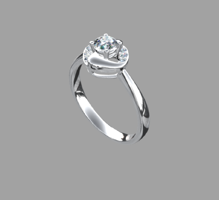 Women rings 672 | 3d print model