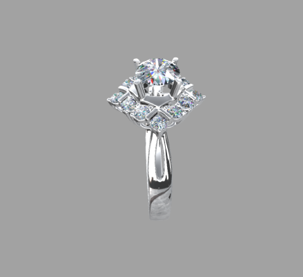 Women rings 682 | 3d print model