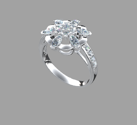 Women rings 684 | 3d print model
