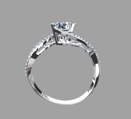 Women rings 686 | 3d print model