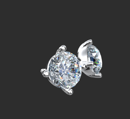 Earrings 689 | 3d print model