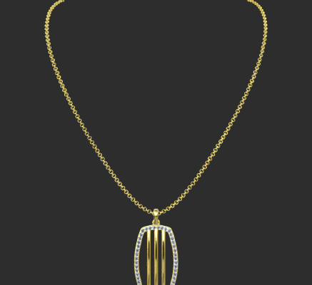 Pendant & Necklace 692 | 3d print model