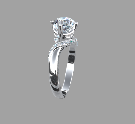 Women rings 695 | 3d print model