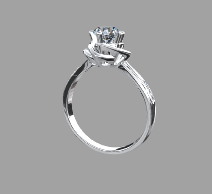 Women rings 708 | 3d print model