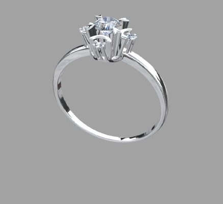 Women rings 709 | 3d print model
