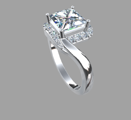 Women rings 711 | 3d print model