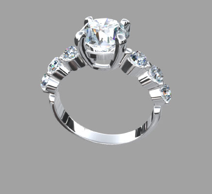 Women rings 719 | 3d print model