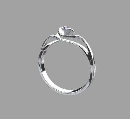 Women rings 721 | 3d print model