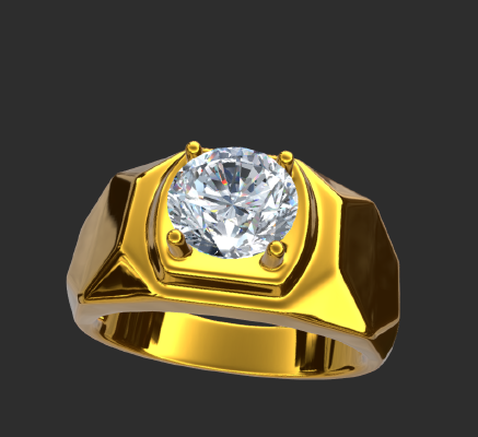 Men rings 729 | 3d print model