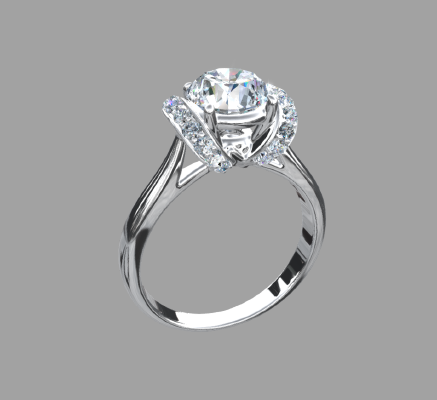 Women rings 733 | 3d print model