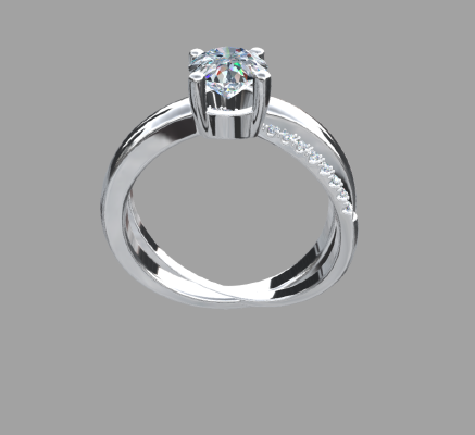Women rings 736 | 3d print model