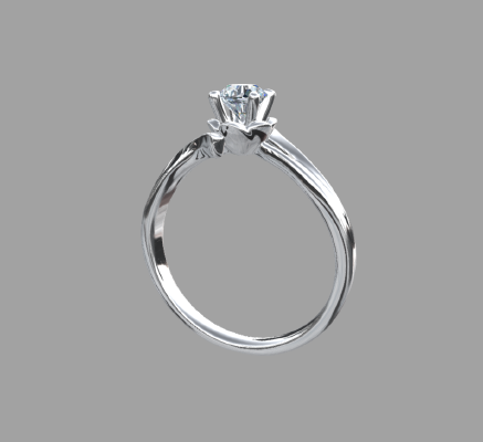 Women rings 738 | 3d print model