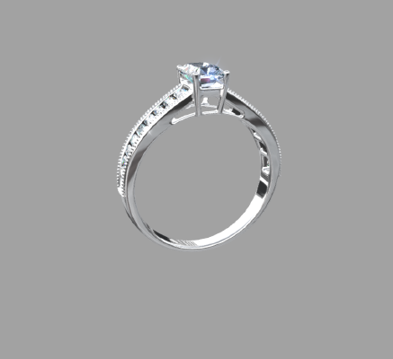 Women rings 740 | 3d print model
