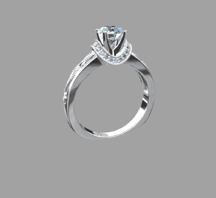 Women rings 741 | 3d print model