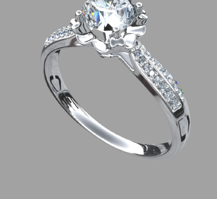 Women rings 742 | 3d print model