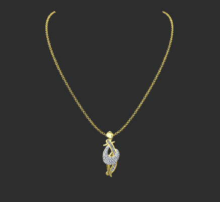 Pendant & Necklace 757 | 3d print model