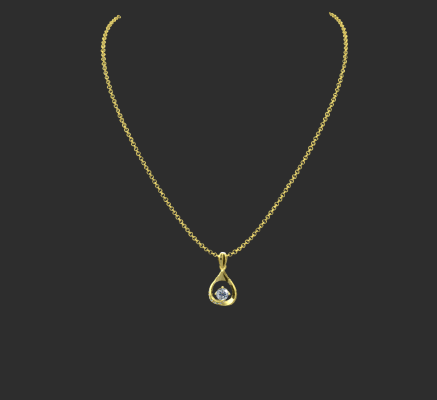 Pendant & Necklace 759 | 3d print model
