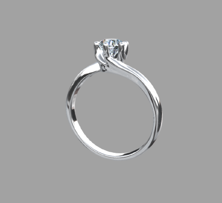Women rings 772 | 3d print model