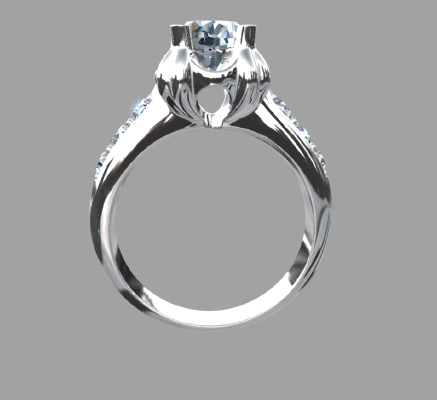 Women rings 774 | 3d print model