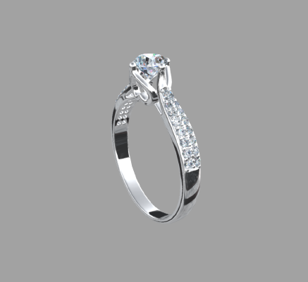 Women rings 783 | 3d print model