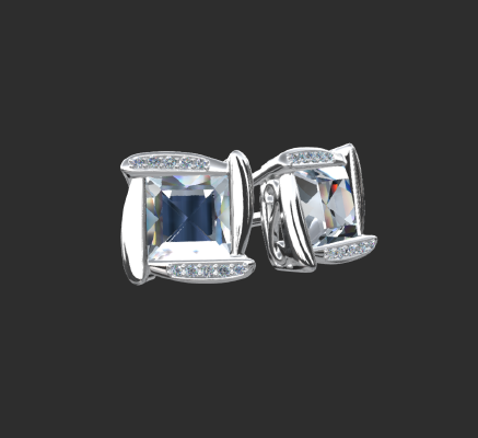 Earrings 788 | 3d print model