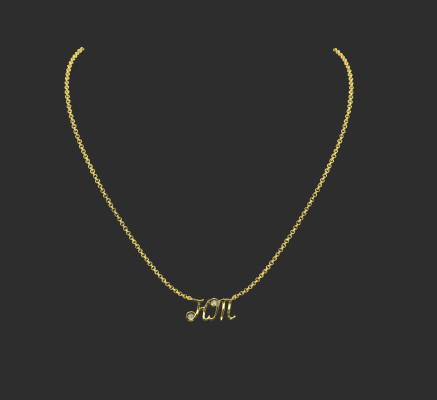 Pendant & Necklace 797 | 3d print model