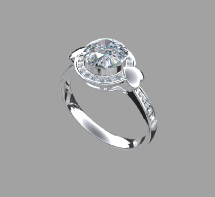 Women rings 798 | 3d print model