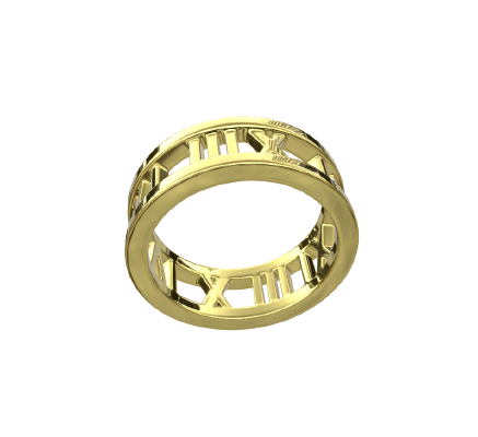 Fashion ring 799 | 3d print model
