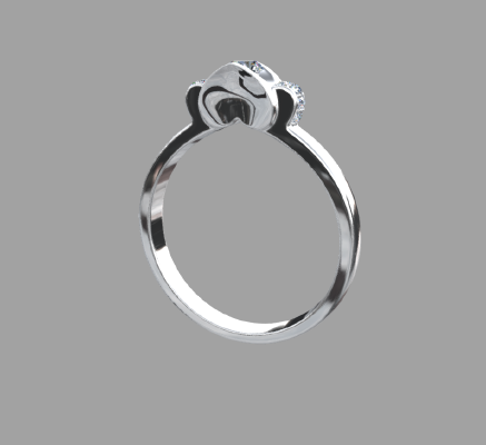 Women rings 807 | 3d print model