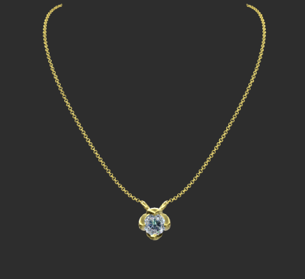 Pendant & Necklace 817 | 3d print model