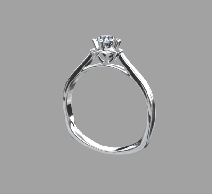 Women rings 834 | 3d print model