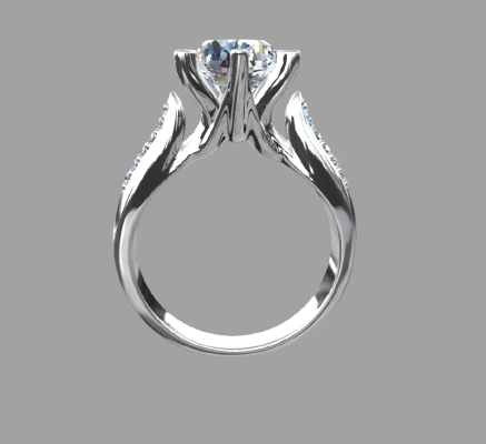 Women rings 838 | 3d print model