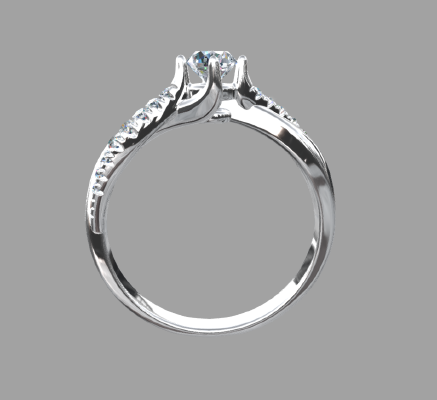 Women rings 842 | 3d print model