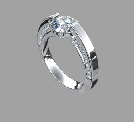 Women rings 874 | 3d print model