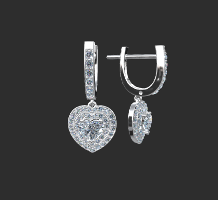 Earrings 877 | 3d print model