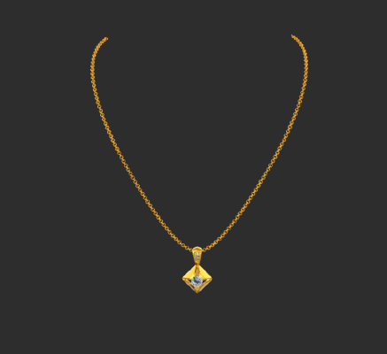 Pendant & Necklace 883 | 3d print model