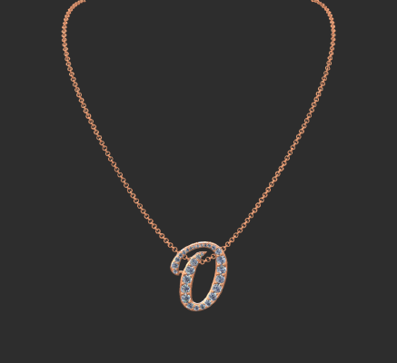 Pendant & Necklace 885 | 3d print model