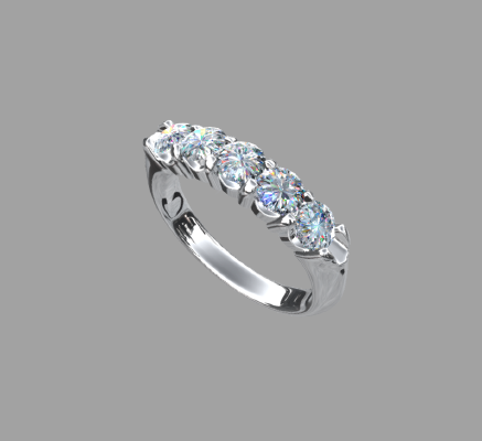 Women rings 887 | 3d print model
