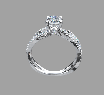 Women rings 888 | 3d print model