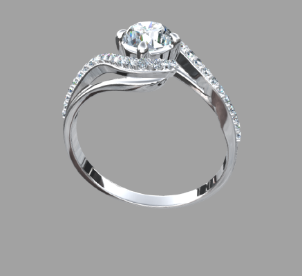 Women rings 896 | 3d print model
