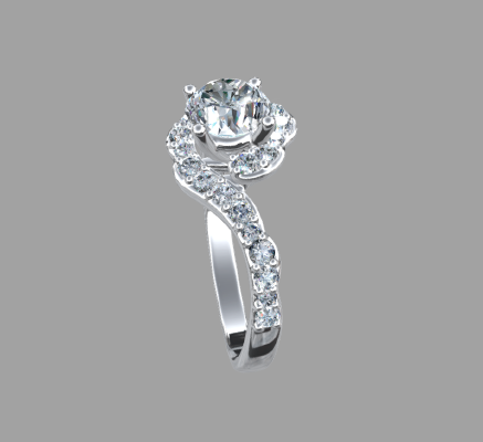 Women rings 898 | 3d print model