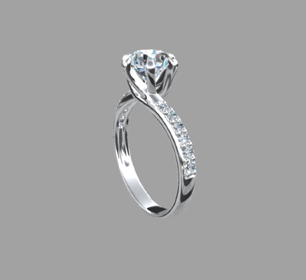 Women rings 909 | 3d print model