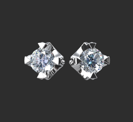 Earrings 930 | 3d print model