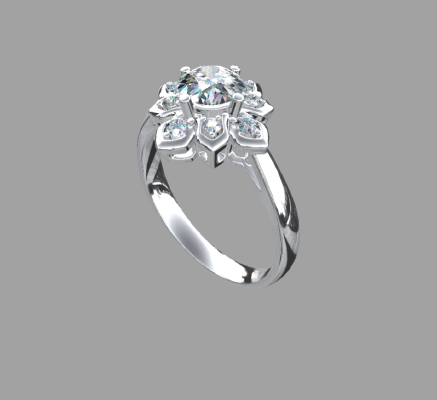Women rings 939 | 3d print model