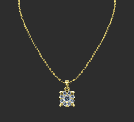 Pendant & Necklace 943 | 3d print model