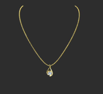 Pendant & Necklace 944 | 3d print model