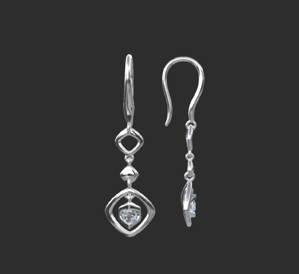 Earrings 945 | 3d print model