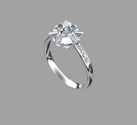 Women rings 947 | 3d print model