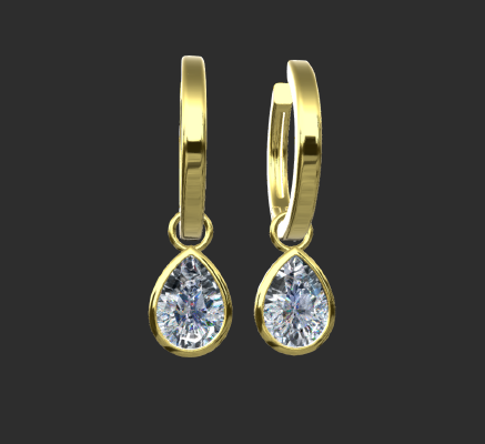 Earrings 953 | 3d print model